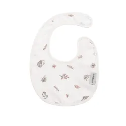 Babero Redondo Com Velcro Calma Rosa 16X19X1Cm