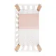 Funda Nórdica Minicuna 70X77X1Cm Calma Rosa