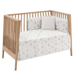 Jogo 2 Peças Colcha I-V. Berço 60 Globe Crudo 60X120X3Cm