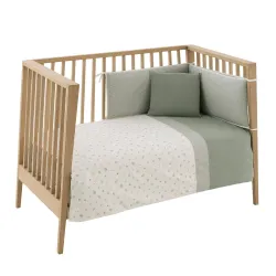 Juego 2 Piezas Funda Nordica Cuna 70 Calma Verde 110X170X3Cm