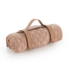 Manta Punto Bamboo 80X100X1Cm Trama Blush