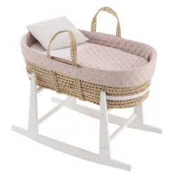 Moises Palma Acolchado + Pata Madeira Branca Tender Blush 39X80X61Cm