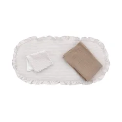 Pack Colcha Capazo Candela Crudo 35X75X1Cm