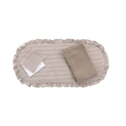 Pack Colcha Capazo Candela Vinho 35X75X1Cm