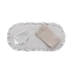 Pack Colcha Capazo Polo Grey 35X75X1Cm