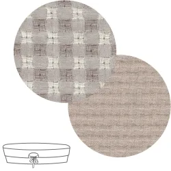 Garnitura Capazo Cremallera Reversible Vicky Beige 35X75X35Cm