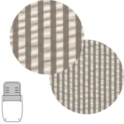 Saco Capazo + Colchoneta Derby Bege 35X80X6Cm