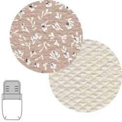 Saco Capazo + Colchoneta Rustic Beige 35X80X6Cm