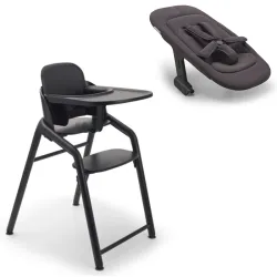 Pacote Bugaboo Giraffe Madeira Negra + Hamaca + Baby Set + Bandeja