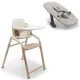 Pack Bugaboo Giraffe Madera Neutra/Blanca + Hamaca + Cojin + Mecedora + Baby Set + Bandeja
