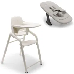 Pack Bugaboo Giraffe Madeira Branca + Hamaca + Baby Set + Bandeja