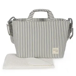 Bolsa Canastilla Praline Rayas Matcha