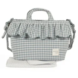 Bolsa Canastilla Praline Vichy Matcha