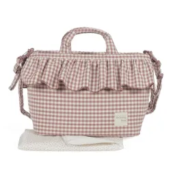 Bolsa Canastilla Praline Vichy Moka