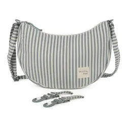 Bolsa Crossbody Gondola Praline Rayas Matcha