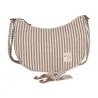 Bolsa Crossbody Gondola Praline Rayas Moka
