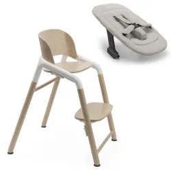 Pack Bugaboo Giraffe Madera Neutra/Blanca + Hamaca