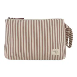 Necessaire Praline Rayas Moka