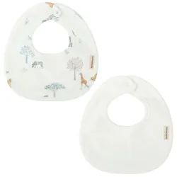 Set 2 Babadores 19x19 190 Tanzânia 536 01 Branco