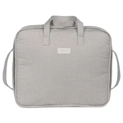 Mala Little Bloom Vichy Cinza