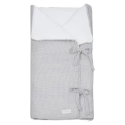 Arrullo/manta Little Bloom Vichy Cinza Tog 2,5