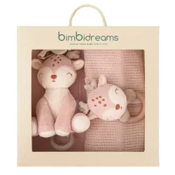 Conjunto Manta Veawed+juguete Smv Monet R01 04 Rosa