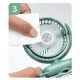 Mini Ventilador Portátil Usb Viagem Pf002 Único Verde