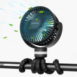 Ventilador Portátil Usb Viagem Pf001 Único Preto