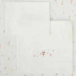 Tríptico Punto Minicuna 50x80 681 Monet R01 14 B/rosa