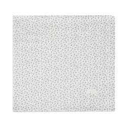 Muselina Little Bloom Flor Cinza