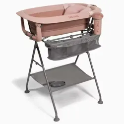 Bañera Rosa Edición Limitada + Soporte + Cojín y Enjuagador