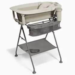 Bañera Beige Edición Limitada + Soporte + Cojín y Enjuagador