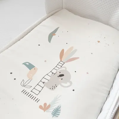 Pack Capa Nórdica, Enchimento e Lençol Koala para Minicuna Bigtoes Flex/Travel