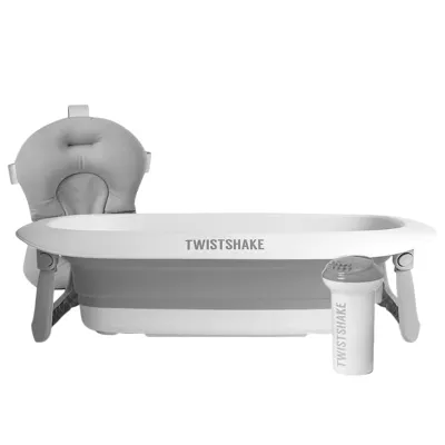 Bañera Cinza Edição Limitada com Almofada e Enjuagador