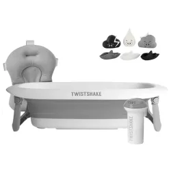 Bañera Cinza Edição Limitada com Almofada e Enjuagador