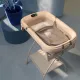 Banheira Maxicosi Indigo Plus Sage Muted Terra inclui Suporte Recém Nascido e Suporte Elegance Beige