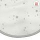 Babero Redondo Com Velcro Sky Gris/Estrela 16X19 Cm CAMBRASS - 3