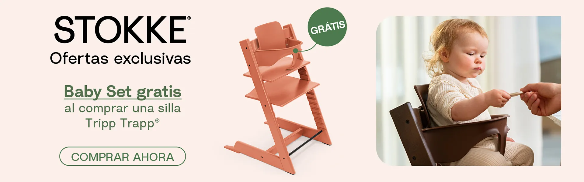 Promoción Stokke Tripp Trapp con Baby Set de Regalo